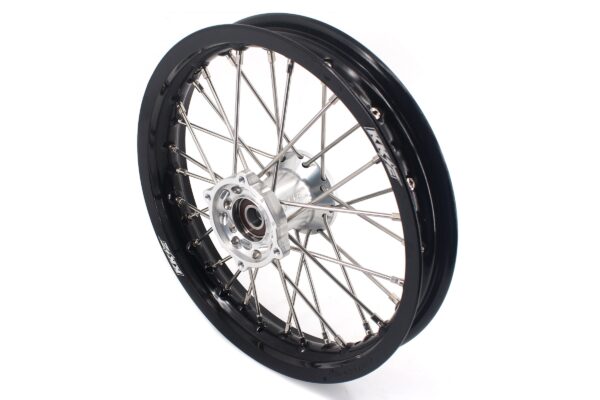 KKE 12 & 10 Kid's Wheels For KTM SX50 2014-2024 For Gas Gas MC50 2021-2024  Mini Bike Silver&Black - Image 5