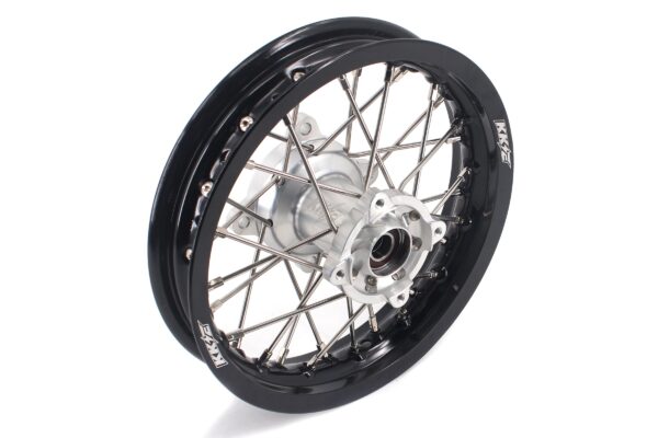 KKE 12 & 10 Kid's Wheels For KTM SX50 2014-2024 For Gas Gas MC50 2021-2024  Mini Bike Silver&Black - Image 8