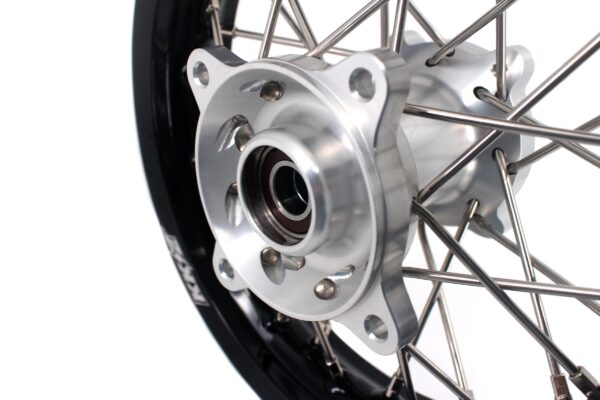 KKE 12 & 10 Kid's Wheels For KTM SX50 2014-2024 For Gas Gas MC50 2021-2024  Mini Bike Silver&Black - Image 11