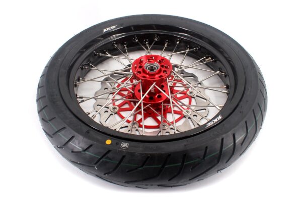 KKE CUSH DRIVE 17 Inch Supermoto Tires Rims Fit HONDA CRF250X CRF450X 2005-2018 - Image 7