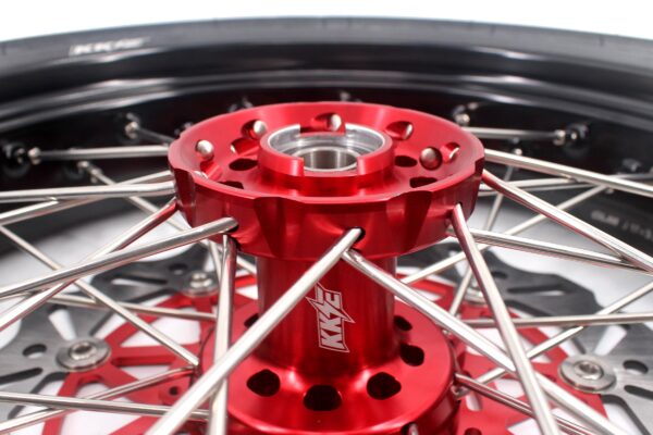 KKE CUSH DRIVE 17 Inch Supermoto Tires Rims Fit HONDA CRF250X CRF450X 2005-2018 - Image 8