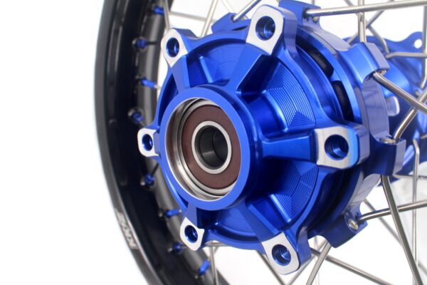 KKE 1.85*21 & 2.5*18 Motorcycle Tubed Spoke Rims Fit Yamaha Tenere 700 2019-2025 Blue - Image 8