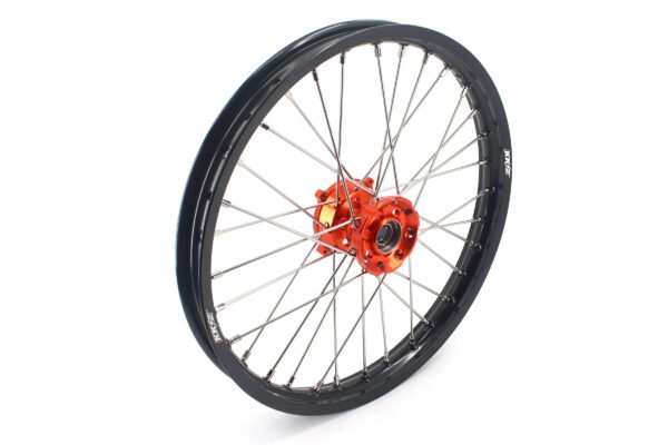 KKE 19" 16" Kid's Big Wheels GLM Rims For KTM SX 85 2021 2022 2023 2024 Orange Hub - Image 4
