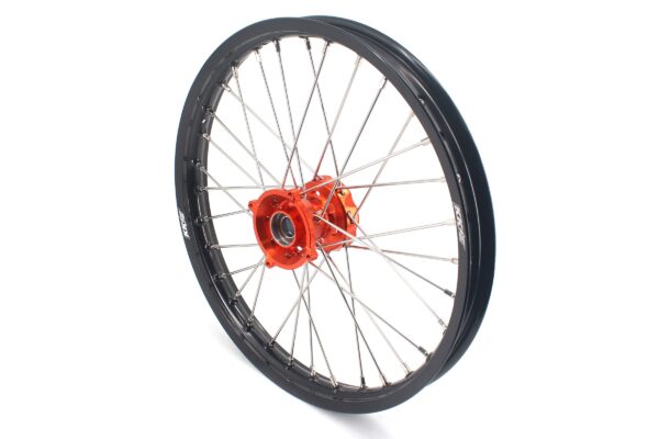 KKE 19" 16" Kid's Big Wheels GLM Rims For KTM SX 85 2021 2022 2023 2024 Orange Hub - Image 7