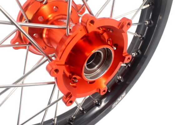 KKE 17"*1.4/14"*1.6 Kid's Big Wheels Rims Fit KTM SX 85 2021-2024 Orange Hub - Image 8