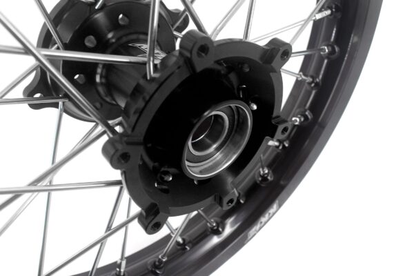 KKE Factory Size Small Kid's Wheels 17" 14" GLM Rims For KTM SX 85 2021-2024 Black Hub - Image 8