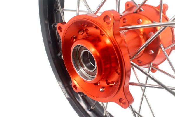 KKE 17"*1.4/14"*1.6 Kid's Big Wheels Rims Fit KTM SX 85 2021-2024 Orange Hub - Image 10
