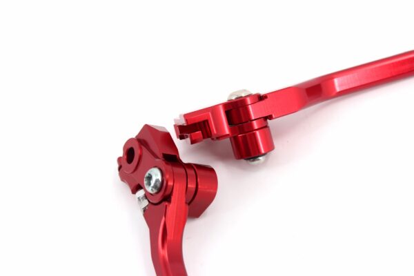 KKE Red Brake Clutch Levers Fit Honda CRF250R CRF450R CRF250X CRF450X CR125R 2007-2014 - Image 4
