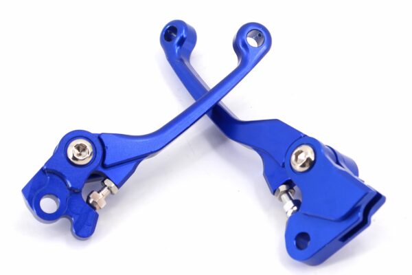 KKE Blue Brake Clutch Levers Fit Yamaha YZ125/250 YZ250F YZ450F 03-07 - Image 2