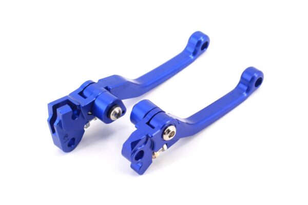 KKE Blue Brake Clutch Levers Fit Yamaha YZ125/250 YZ250F YZ450F 03-07 - Image 3