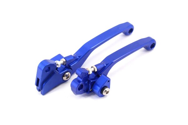 KKE Blue Brake Clutch Levers Fit Yamaha YZ125/250 YZ250F YZ450F 03-07 - Image 4