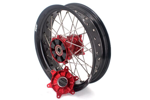KKE 3.5 & 4.25 Cush Drive Supermoto Rims for HONDA CRF250R/450R 2002-2012 Red&Black - Image 10
