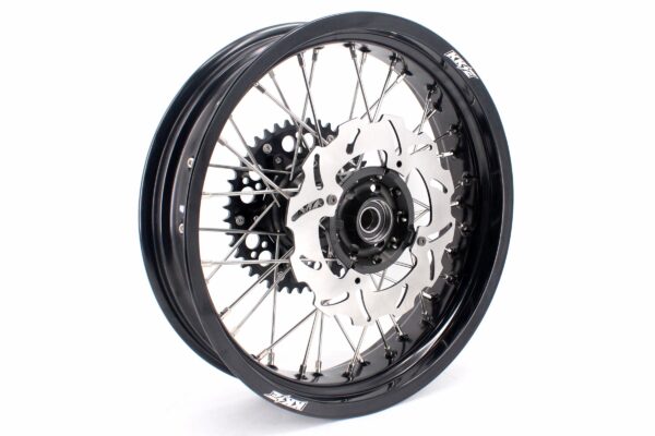 KKE 3.5 & 4.25 Rims For Honda XR400R 1996-2004 XR600R 1991-2000 Supermoto Wheels Black - Image 3