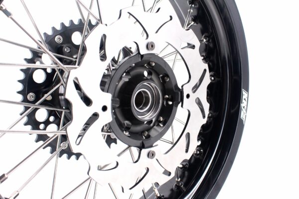 KKE 3.5 & 4.25 Rims For Honda XR400R 1996-2004 XR600R 1991-2000 Supermoto Wheels Black - Image 8