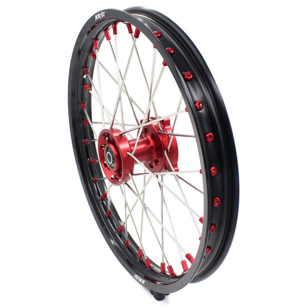 KKE 17 & 14 Kids Wheels Rims For HONDA CRF150R CRF150RB 2007-2025 Red Alloy Nipple - Image 11