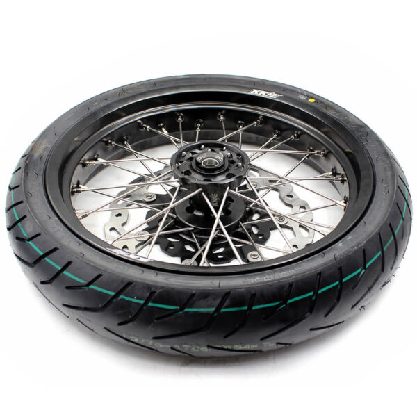 KKE 3.5/4.25*17in. Supmermoto Wheels Set For SUZUKI DRZ400SM 2005-2024 CST Tires - Image 9