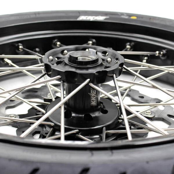 KKE 3.5/4.25*17in. Supmermoto Wheels Set For SUZUKI DRZ400SM 2005-2024 CST Tires - Image 10