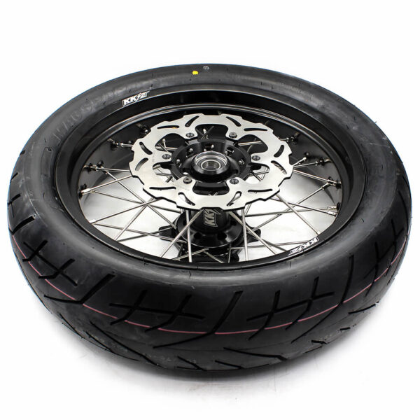 KKE 3.5/4.25*17in. Supmermoto Wheels Set For SUZUKI DRZ400SM 2005-2024 CST Tires - Image 2