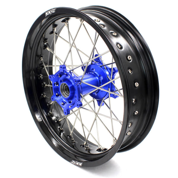 KKE 3.5 & 4.25 Wheels for Yamaha WR250F 2001 WR450F 2003-2018 Blue - Image 12