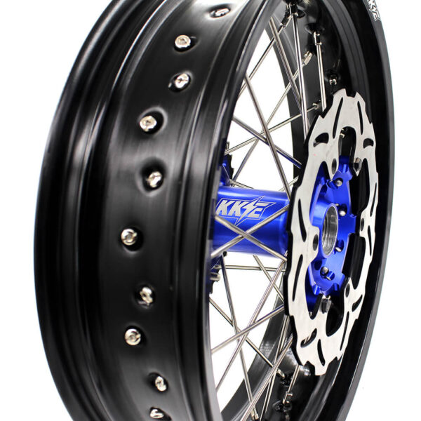 KKE 3.5 & 4.25 Wheels for Yamaha WR250F 2001 WR450F 2003-2018 Blue - Image 26