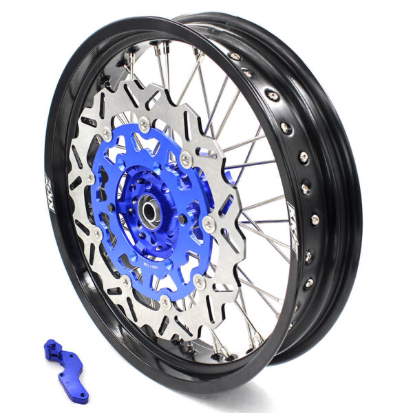 KKE 3.5 & 4.25 Wheels for Yamaha WR250F 2001 WR450F 2003-2018 Blue - Image 20