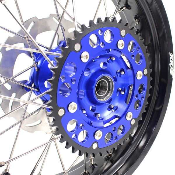 KKE 3.5 & 4.25 Wheels for Yamaha WR250F 2001 WR450F 2003-2018 Blue - Image 23