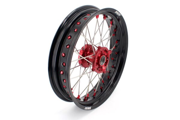 KKE 3.5 & 4.25 Supermoto Wheels Fit Husqvarna TE TC FE FC SMR 2000-2013 Red - Image 11