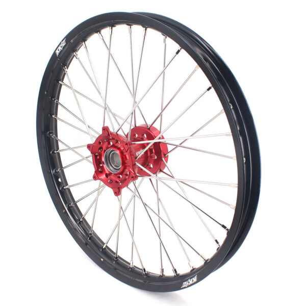 KKE 21 & 18 Enduro Rims for GAS GAS Enduro Bikes 2018-2020 Red CNC Hub - Image 7
