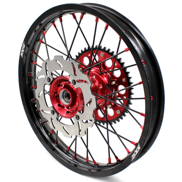KKE 21&18 21&19 Wheels for HONDA CR125R 1998-2001 CR250R 1997-2001 Red&Black - Image 31