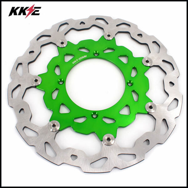KKE Green 320MM Oversize Disc or KAWASAKI KX250F KX450F 2006-2019