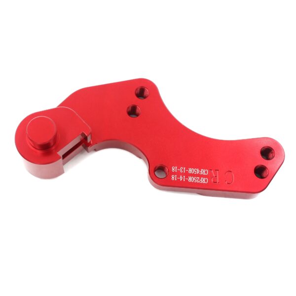 KKE Brake Adapter Compatible with Honda CRF250R 04-21 CRF450R 02-21 Red - Image 3