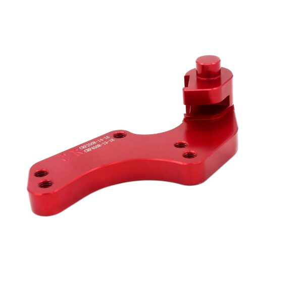 KKE Brake Adapter Compatible with Honda CRF250R 04-21 CRF450R 02-21 Red - Image 5