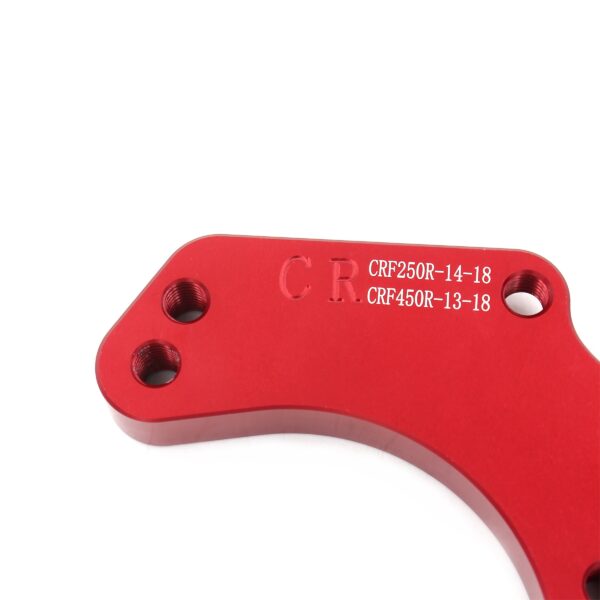 KKE Brake Adapter Compatible with Honda CRF250R 04-21 CRF450R 02-21 Red - Image 8
