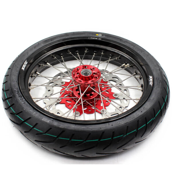 KKE 17 Inch Cush Drive Supermoto Rims Tires For HONDA XR650L 1993-2021 - Image 8