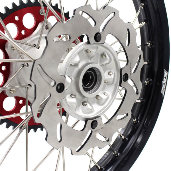 KKE 21" 19" MX Casting Alloy Wheels For HONDA CRF250R CRF450R CR125R CR250R 2002-2013 Silver&Black - Image 18