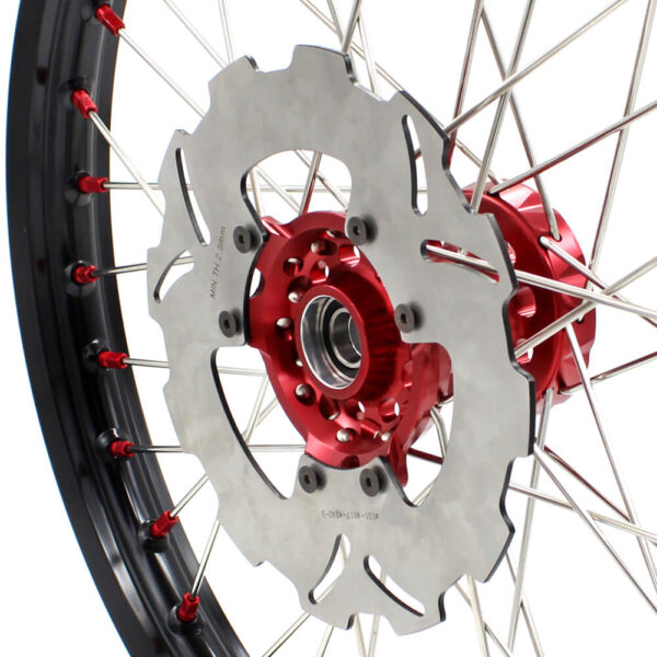 KKE 21&18 21&19 Wheels for HONDA CR125R 1998-2001 CR250R 1997-2001 Red&Black - Image 16