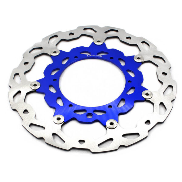 KKE Orange/Blue Oversize 320MM Brake Disc For KTM 125CC-640CC 1998-2022 - Image 11