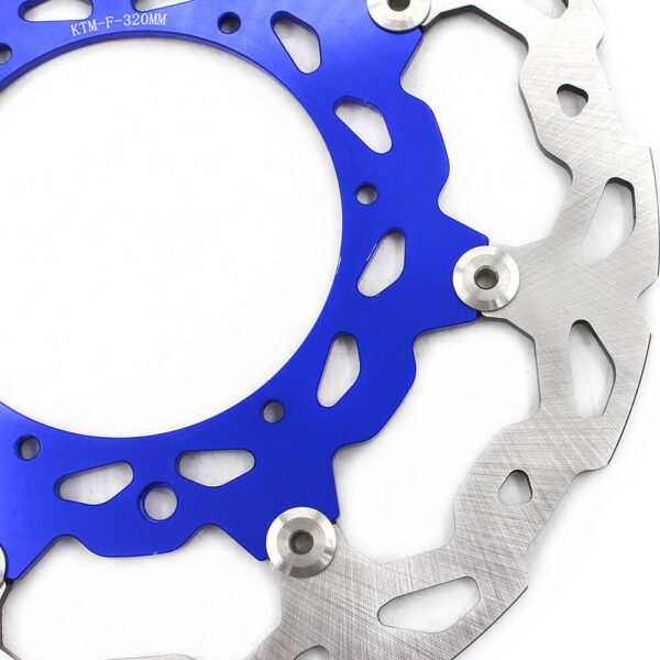 KKE Orange/Blue Oversize 320MM Brake Disc For KTM 125CC-640CC 1998-2022 - Image 13