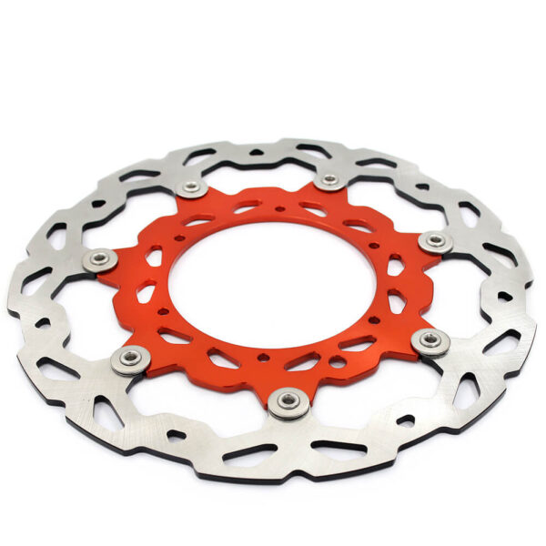 KKE Orange/Blue Oversize 320MM Brake Disc For KTM 125CC-640CC 1998-2022 - Image 6