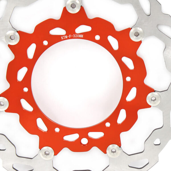 KKE Orange/Blue Oversize 320MM Brake Disc For KTM 125CC-640CC 1998-2022 - Image 9