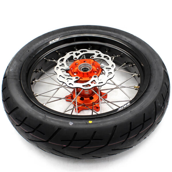KKE 3.5/4.25*17Inch Supermoto Tires Wheels Fit KTM SX SX-F XC XC-F EXC EXC-W EXC-F 125-530CC 2003-2025 - Image 8