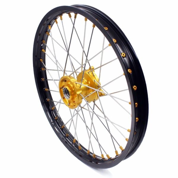 KKE 21 & 18 Enduro Rims for Suzuki RMZ250 2007-2022 RMZ450 2005 Gold Nipple - Image 31