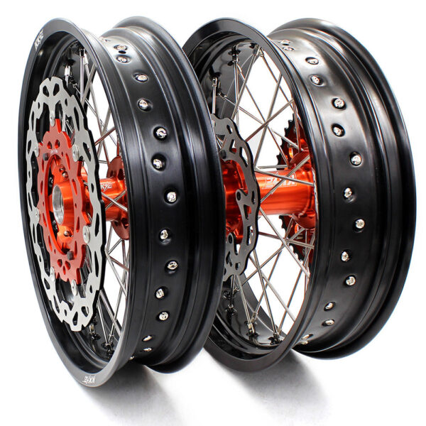 KKE 3.5*16.5" / 5.0*17" Supermoto Wheels for KTM SX SX-F EXC EXC-F XCF 125-530CC 2003-2024 - Image 16