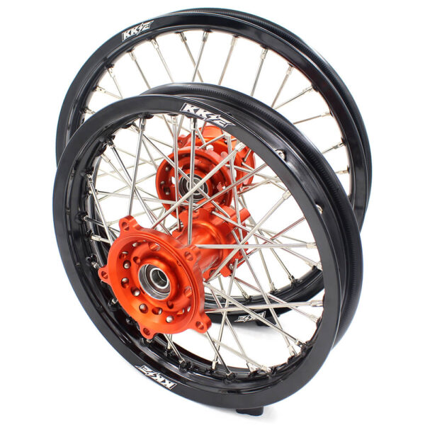 KKE 14"*1.4/12"*1.6 Kid's Small Wheels Rims Set Fit KTM SX 65 2002-2024 - Image 4