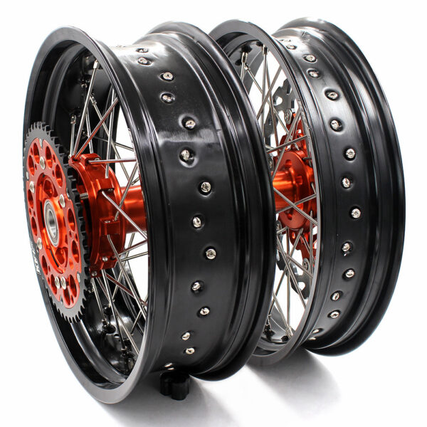 KKE 3.5/4.5*17inch CUSH Drive Supermoto Wheels For KTM SX SX-F XC-F EXC 2003-2024 - Image 3