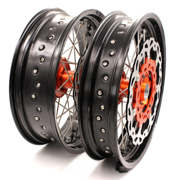 KKE 3.5/4.5*17inch CUSH Drive Supermoto Wheels For KTM SX SX-F XC-F EXC 2003-2024 - Image 4