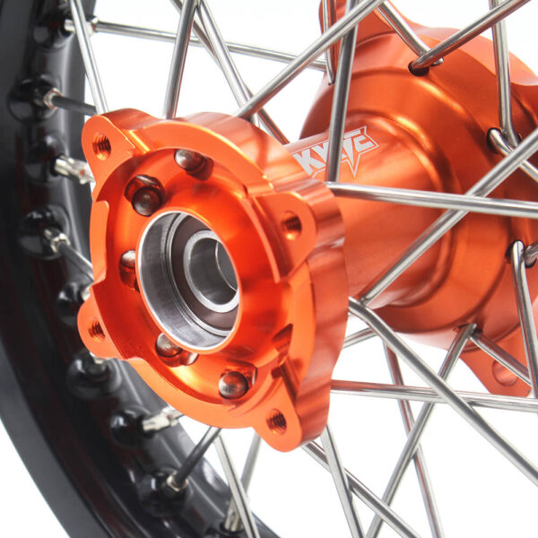 KKE 12 & 10 Mini Spoked Kid's Wheels Set for KTM 50 SX 2000-2013 Mini Bike - Image 10