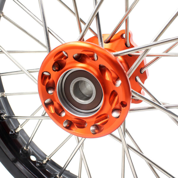 KKE 12 & 10 Mini Spoked Kid's Wheels Set for KTM 50 SX 2000-2013 Mini Bike - Image 6