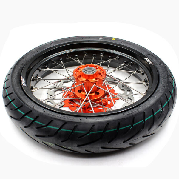 KKE 3.5/4.5*17INCH CUSH Drive Supermoto Wheels Tires Rims For KTM SX SX-F XC XC-F EXC EXC-F XCW 2003-2024 - Image 5