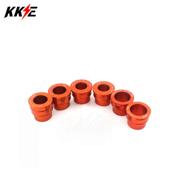 KKE Replacement Front Black/Orange Spacers Kit For KTM 125-530CC EXC EXF SX SXF 2003-2023 - Image 2